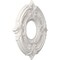 Ekena Millwork Attica PVC Medallion (Canopies up to 4 1/8"), 10"OD x 3 1/2"ID x 3/4"P, Satin Blossom White CMP10ATGBW - alternate 5